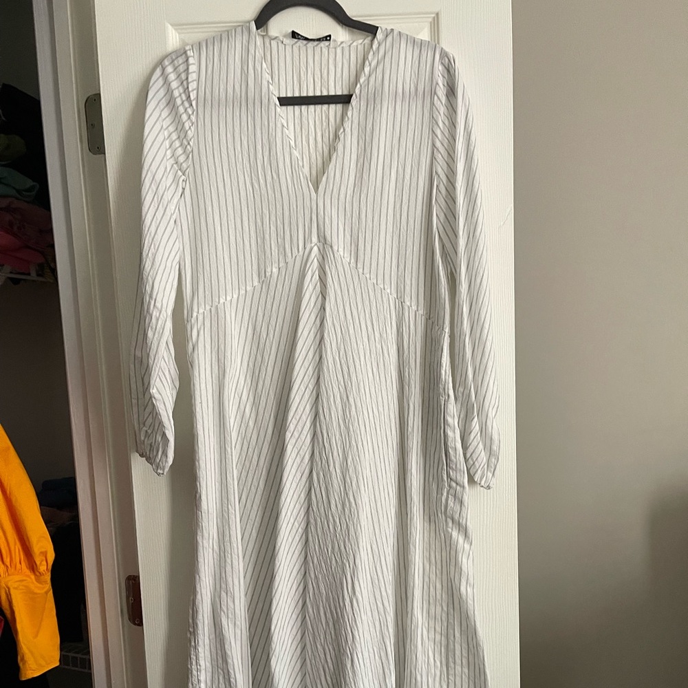 Very new dress in white